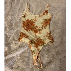 Fashion Nova Floral Bodysuit